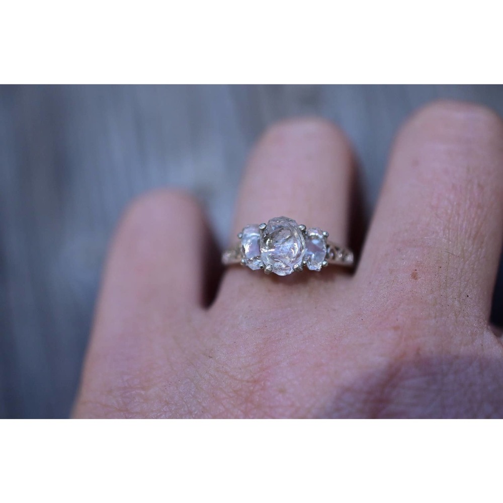 Raw Crystal Ring, Raw Stone Ring, Rings for Women, Stacking Ring, Raw Ge…